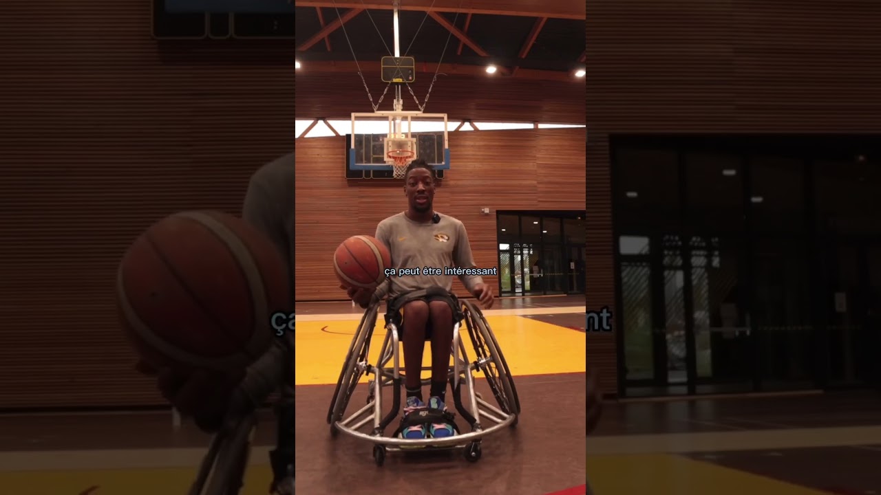 Comment dunker au basket fauteuil 😱😱 incroyable