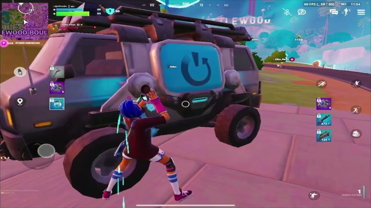 Fortnite on iPad A16 (Chapter 7 Season 1) #444