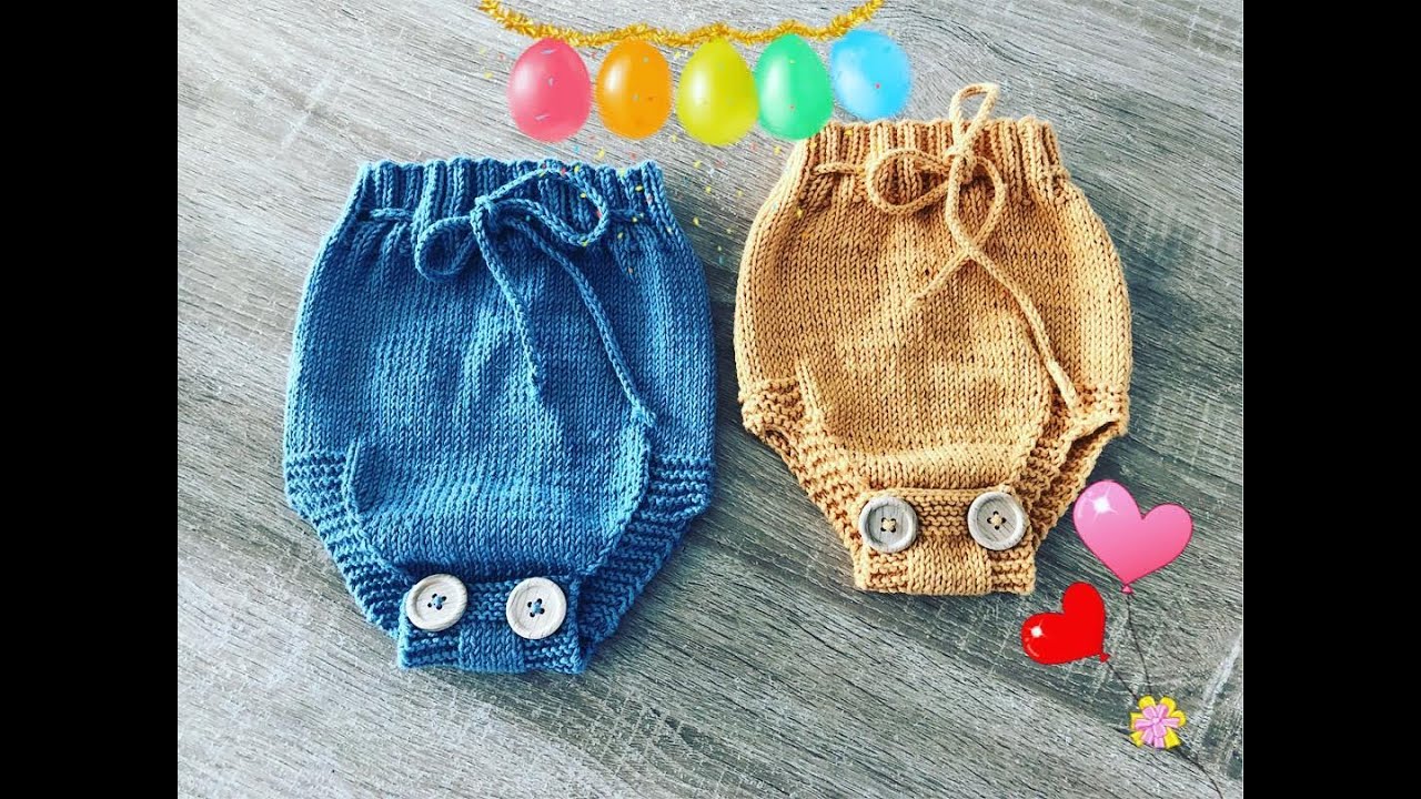Jak zrobic bloomers/ rompers na drutach. Dla noworodka. Tutorial Krok po kroku.