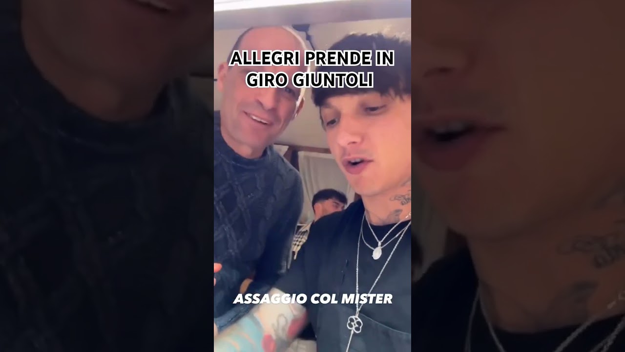 ALLEGRI SFOTTE GIUNTOLI con Ultimo #Allegri #Ultimo #Giuntoli #Juventus #Juve #Perte #Fyp