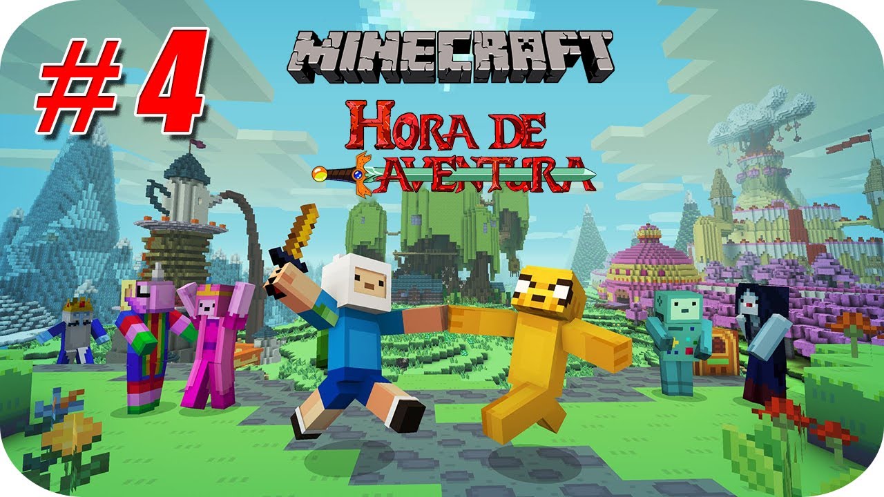 Minecraft (Mini Serie) Hora de Aventuras - Capitulo 4 - El Rey Hielo (Rey Helado) se Derrite xDD
