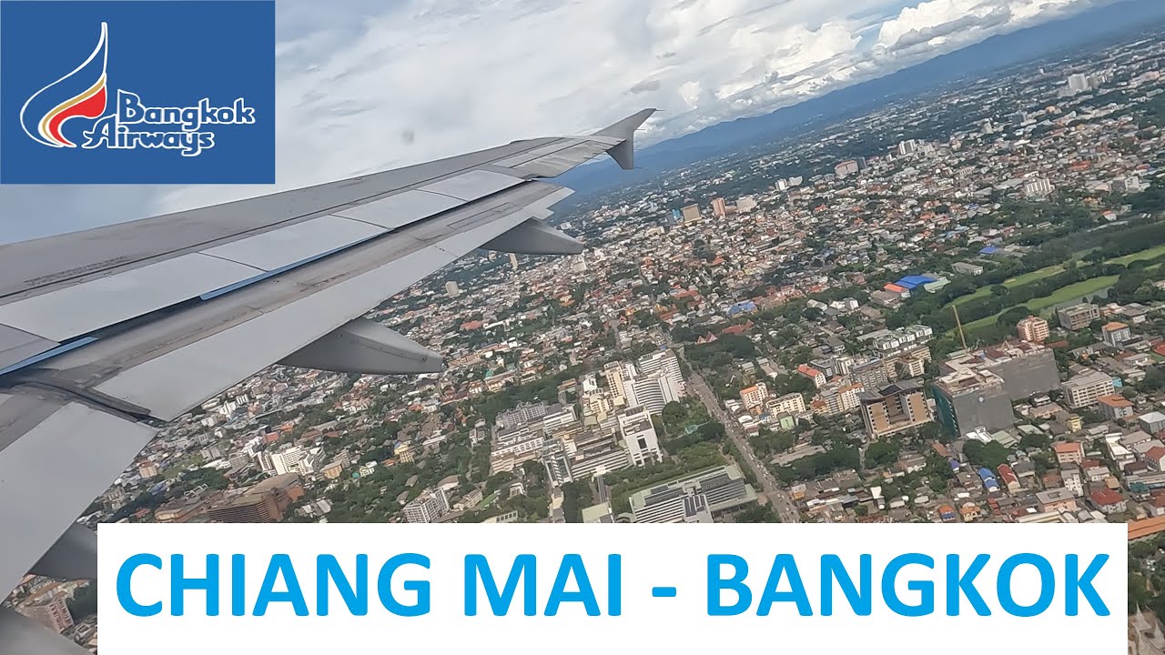 Bangkok Airways Chiang Mai to Bangkok Suvarnabhumi Airport Flight PG218