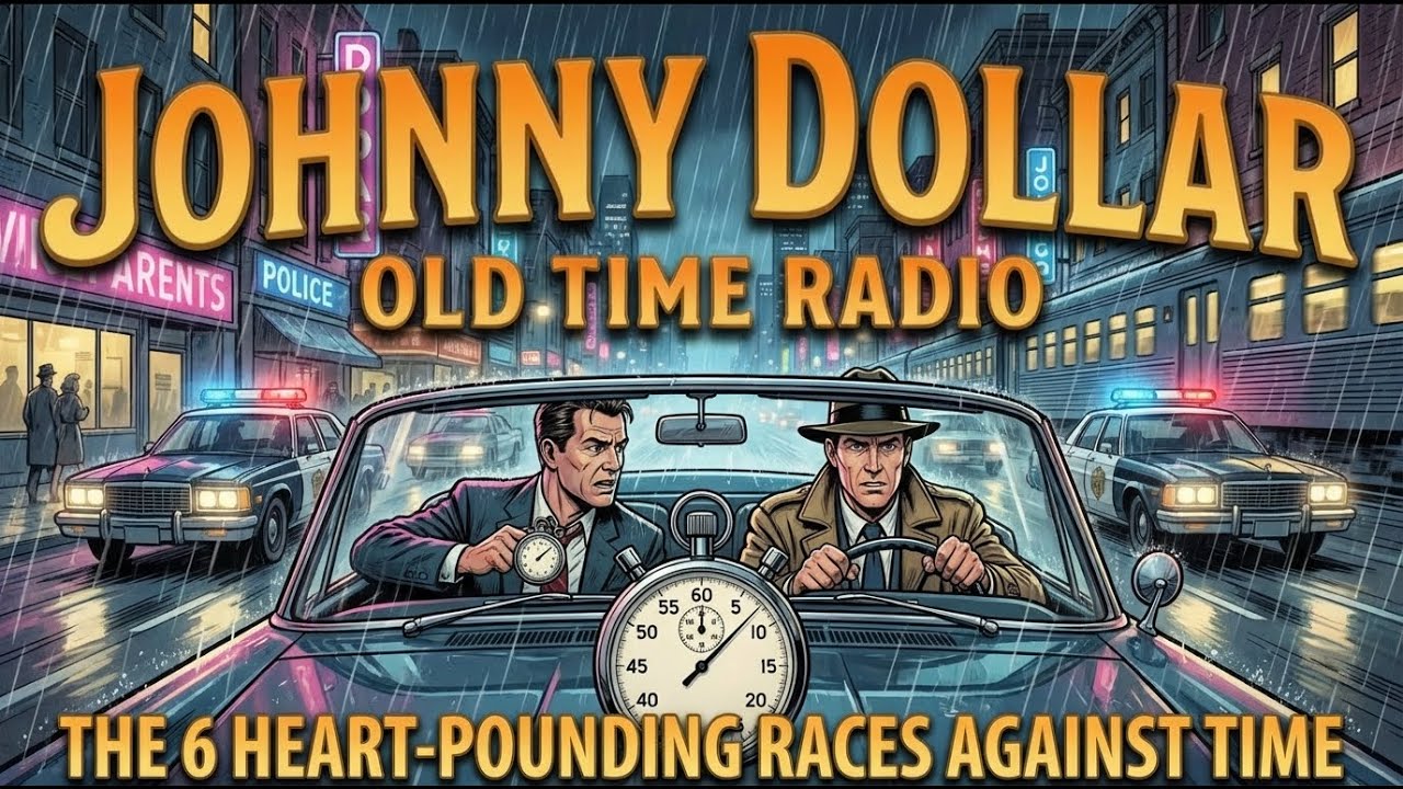 Johnny Dollar: The 6 Heart-Pounding Races Against Time | Old Time Radio