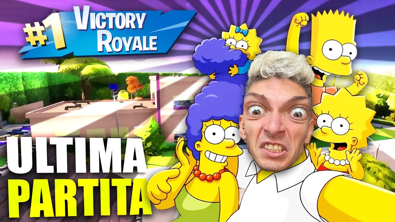 VINCO L' ULTIMA PARTITA DEL CAPITOLO SIMPSON SU FORTNITE !!