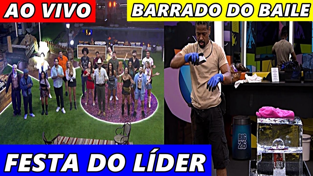 🚨BBB 26 AO VIVO: FESTA AO VIVO AGORA ASSISTIR A FESTA DO LÍDER AO VIVO NO BBB 26!