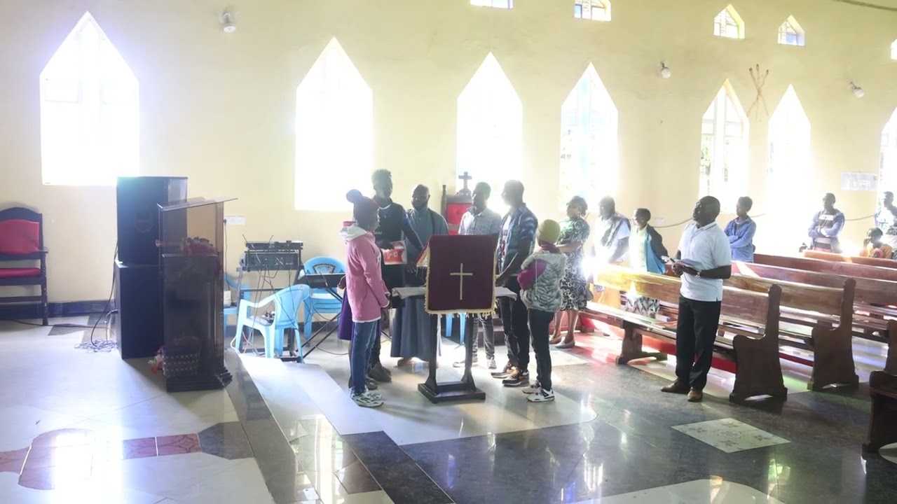 Divine liturgy by John Chrysostom at St. Nektarios Oloitoktok by Rev. Fr. Parmuat Vicar, and fr. Zak
