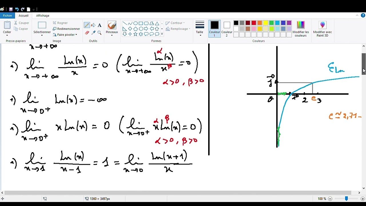 Révision logarithme& Géométrie dans l'espace Bac Technique Part I
