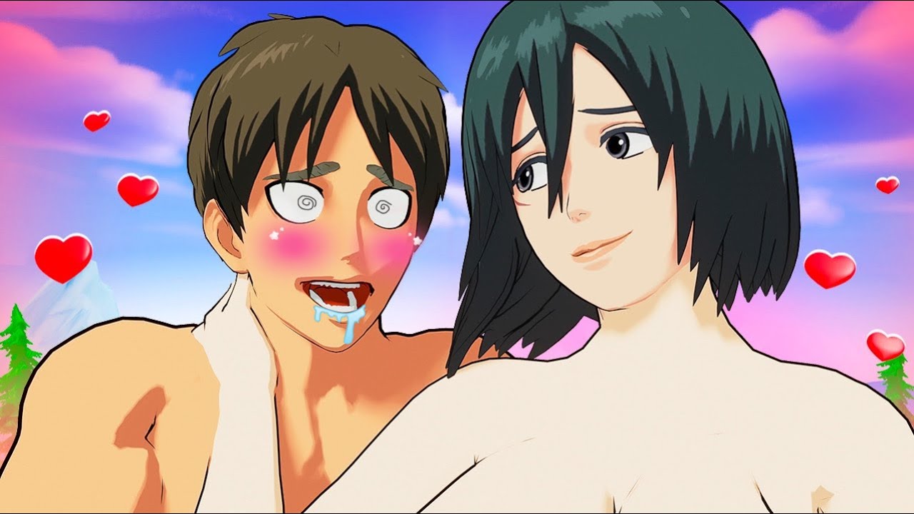 Mikasa Loves Daddy Eren 💕 (Fortnite)