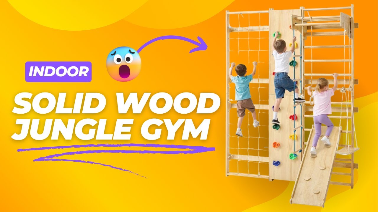 VEVOR Swedish Ladder Wall Gym Review | 9-in-1 Indoor Jungle Gym for Kids & Families