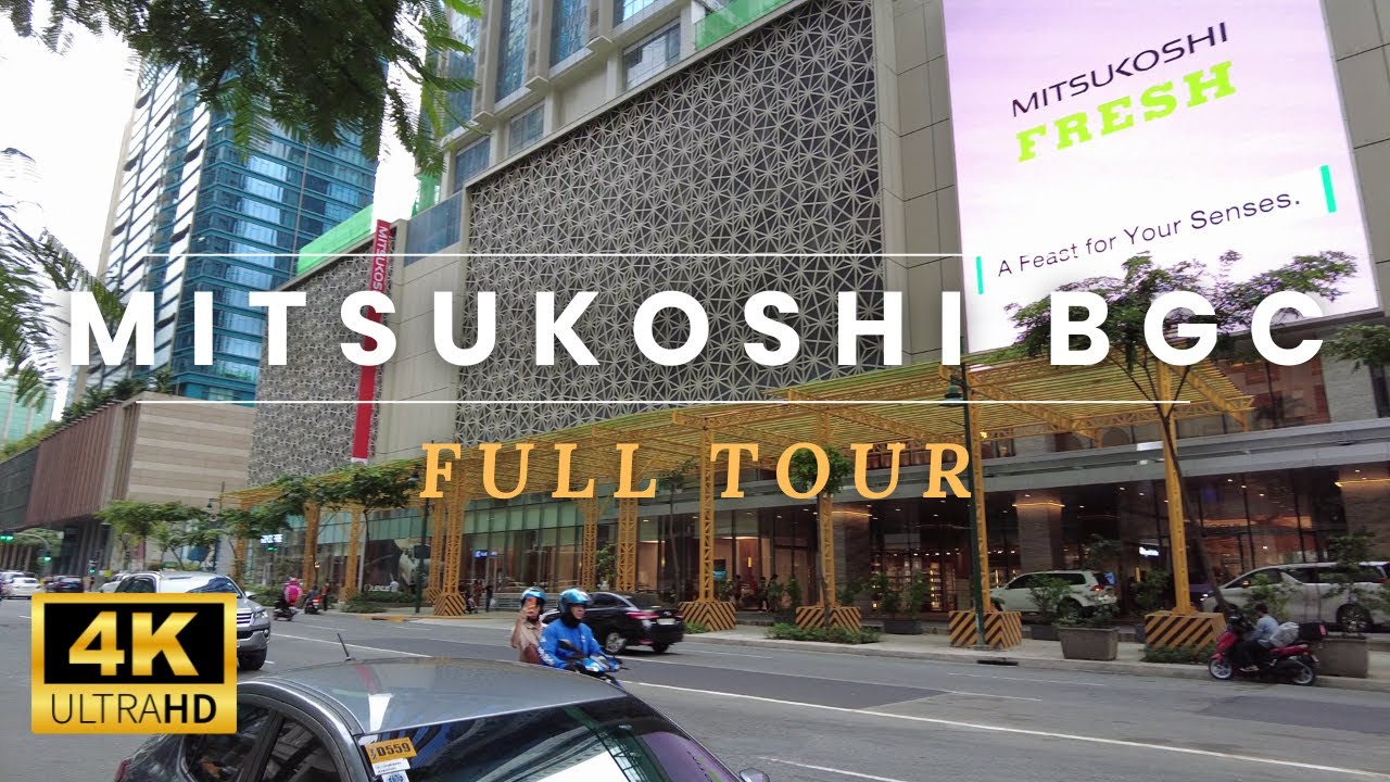 Mitsukoshi BGC | Japanese-inspired mall in the Philippines | Virtual Walking Tour [4k]