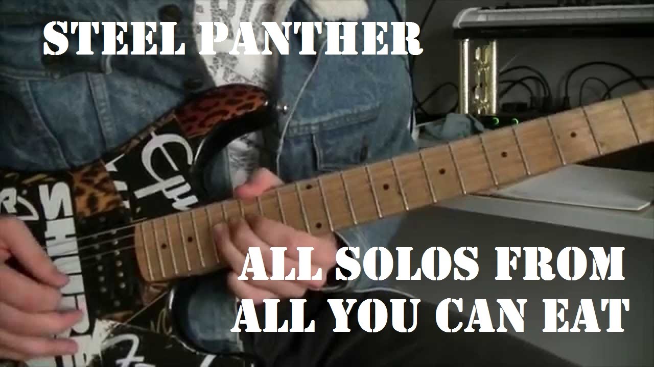 Cover of ALL STEEL PANTHER SOLOS From All You Can Eat