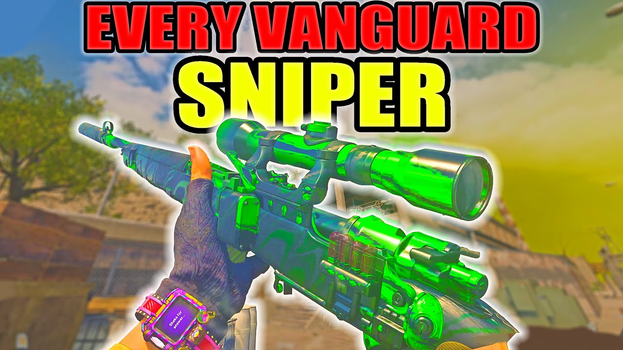 I got a Squad Wipe with EVERY VANGUARD SNIPER! 😈 (BEST VANGUARD SNIPER CLASS SETUP)