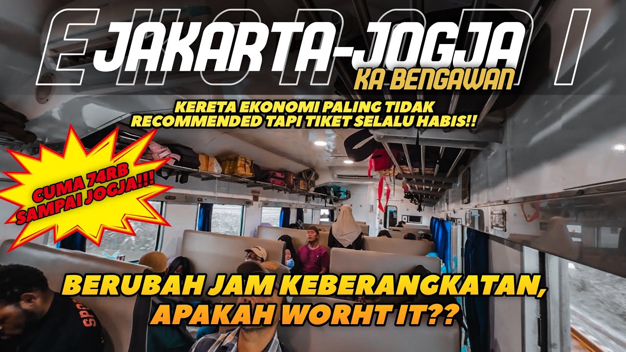 KA Bengawan | Kereta Api Paling Murah Ke Jogja‼️ Apakah Worth It Setelah Jam Keberangkatan Berubah??