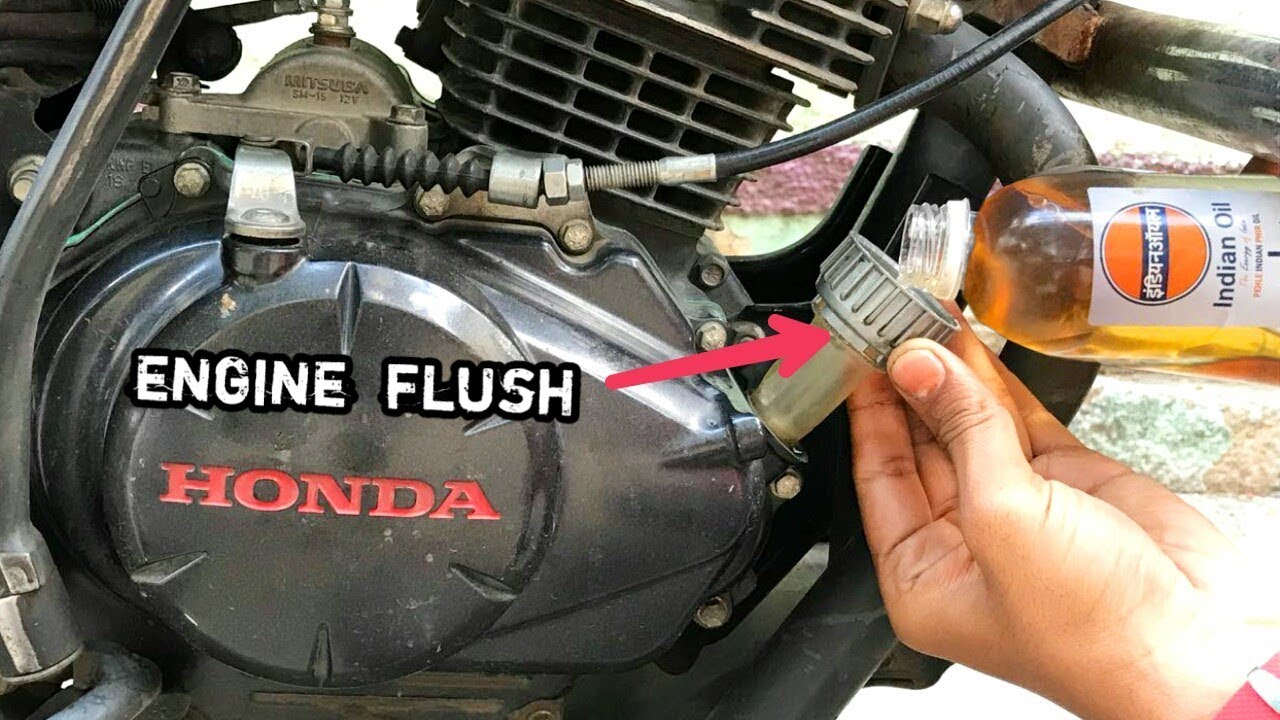 Honda Unicorn 150 engine flush