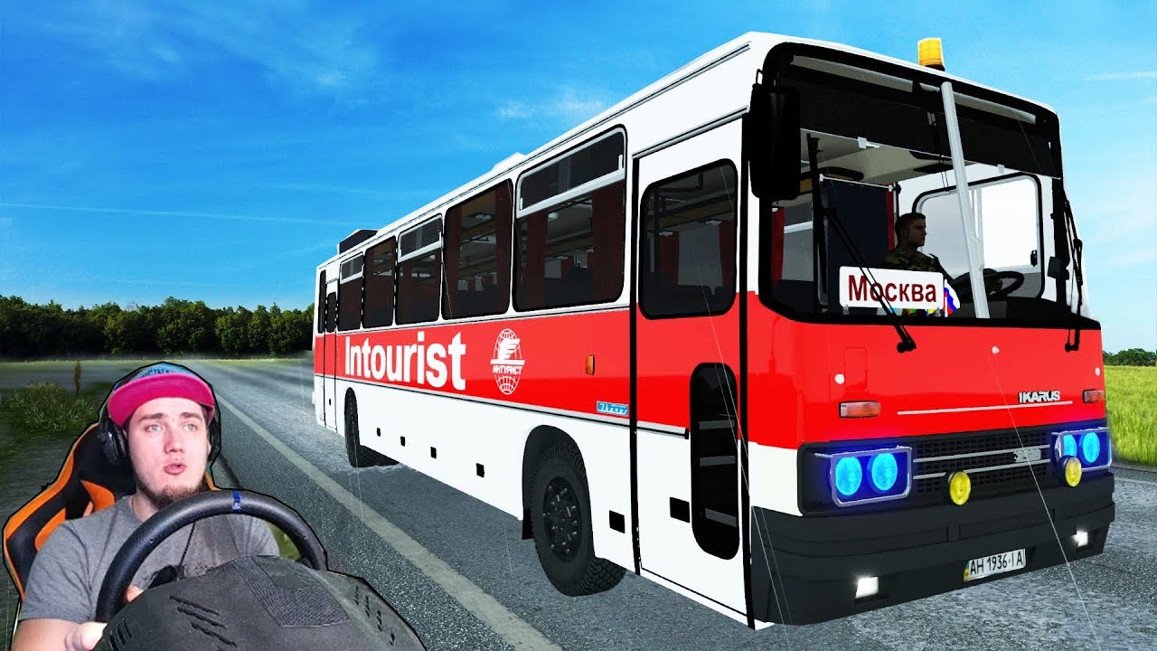 РАБОТАЮ ВОДИТЕЛЕМ АВТОБУСА ИКАРУС - СУРОВАЯ РОССИЯ ETS 2
