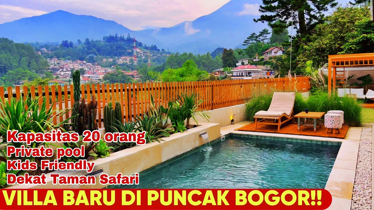 VILLA BARU DAN MURAH DI PUNCAK BOGOR‼️ DEKAT TAMAN SAFARI DAN HEHA WATERFALL | VIEWNYA KEREN BANGET