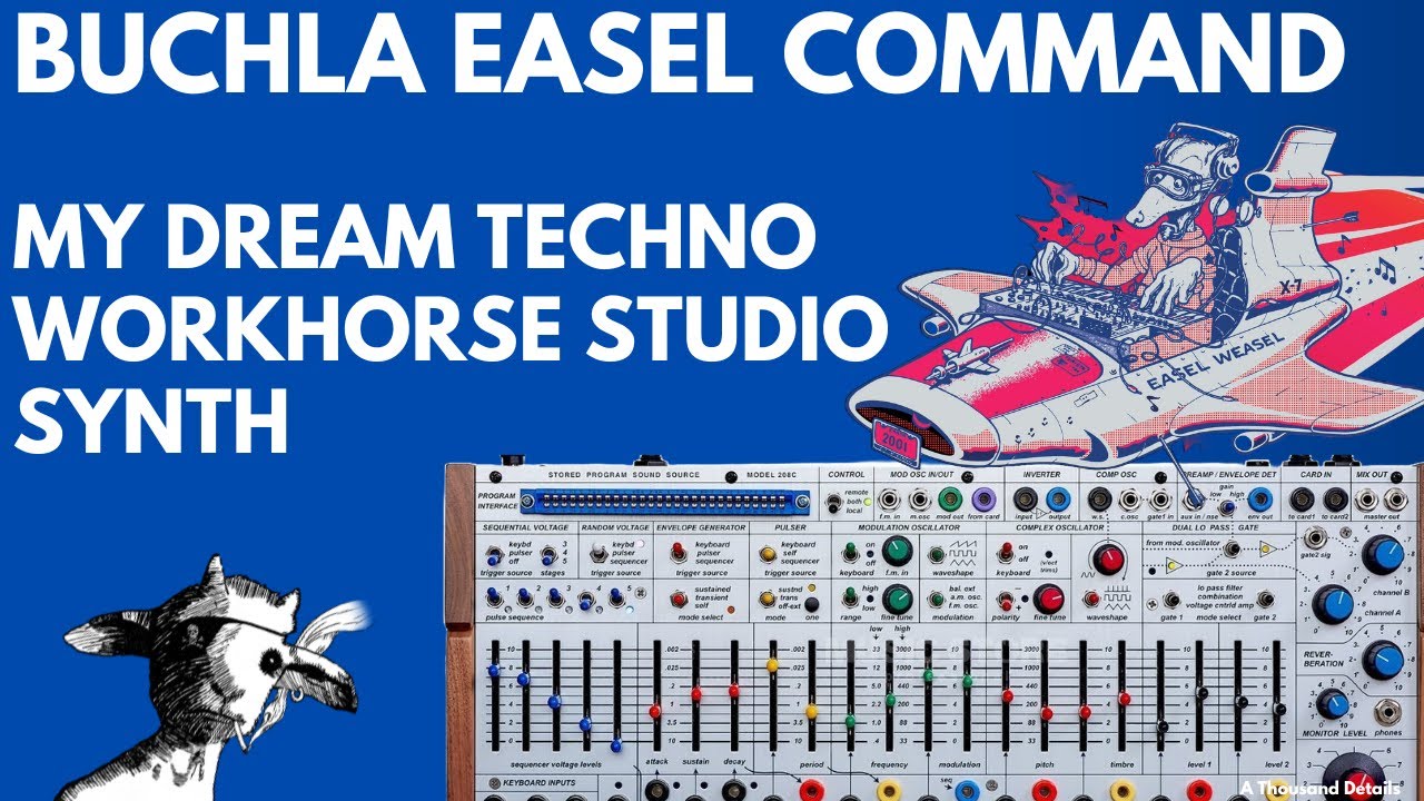 The #buchla #easel  Command (208C) - My Dream Techno Workhorse Machine