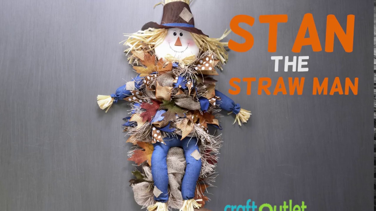Stan the Straw Man: a Scarecrow Wreath Tutorial