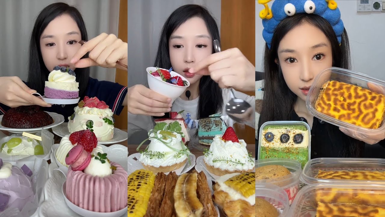 Eating cake 🍰🎂 dessert 🎂 MUKBANG Swakathik #cakeeating #cake #dessert#chocolatecake