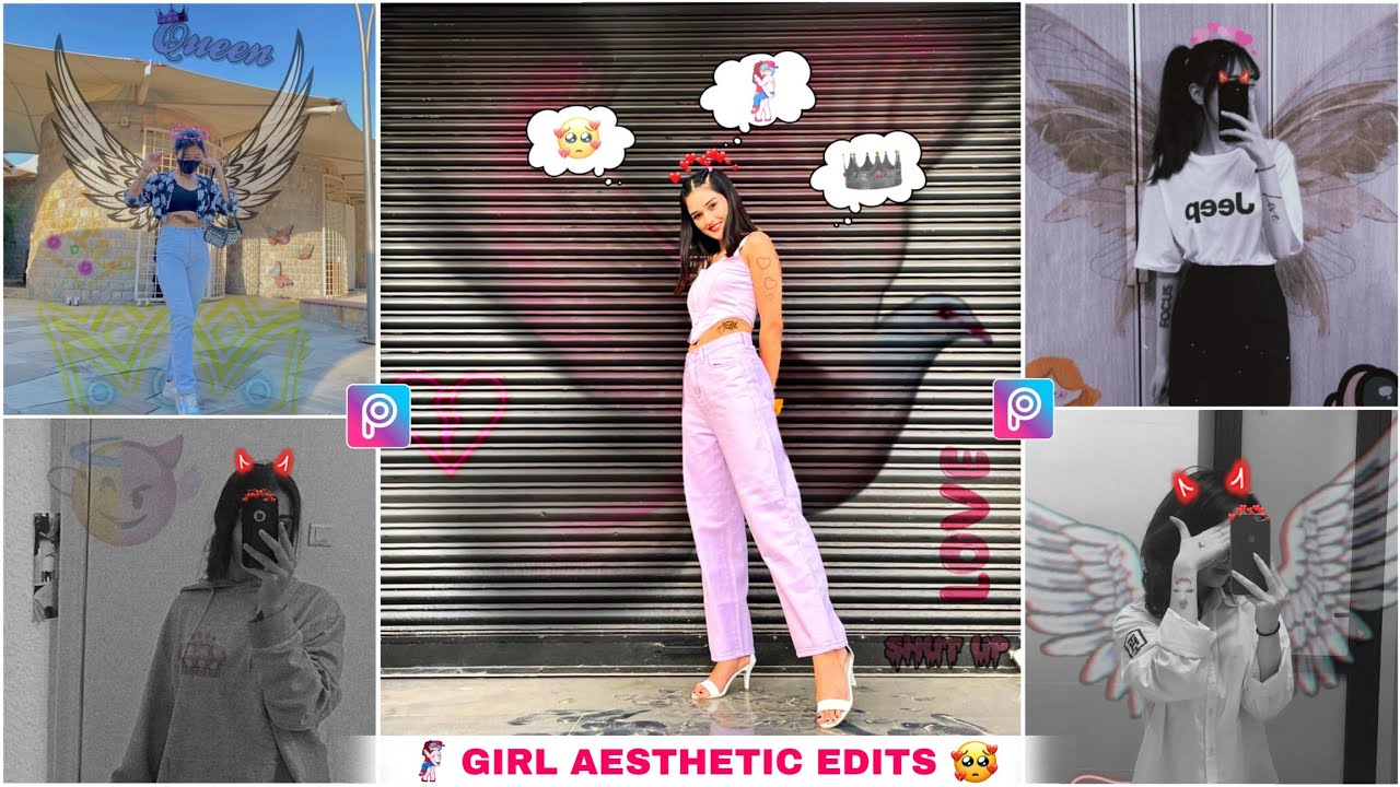 Aesthetic Photo Editing Picsart Girl | How To Edit Aesthetic Pictures | Girl Aesthetic Edits