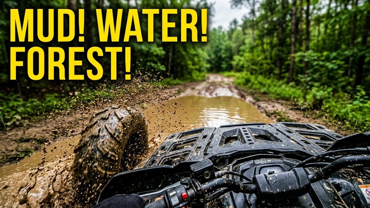 Off-Road POV | Navigating Mud and Water in the Forest