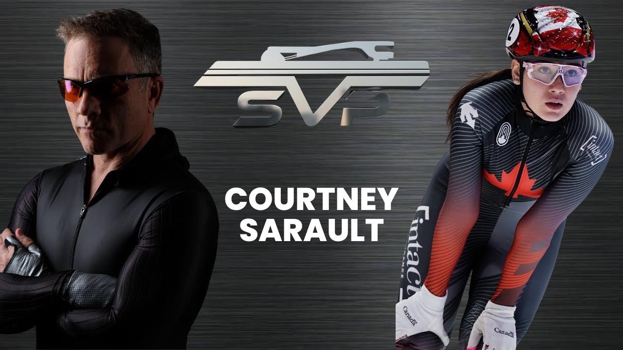 Speedskating Video Podcast -- Courtney Sarault