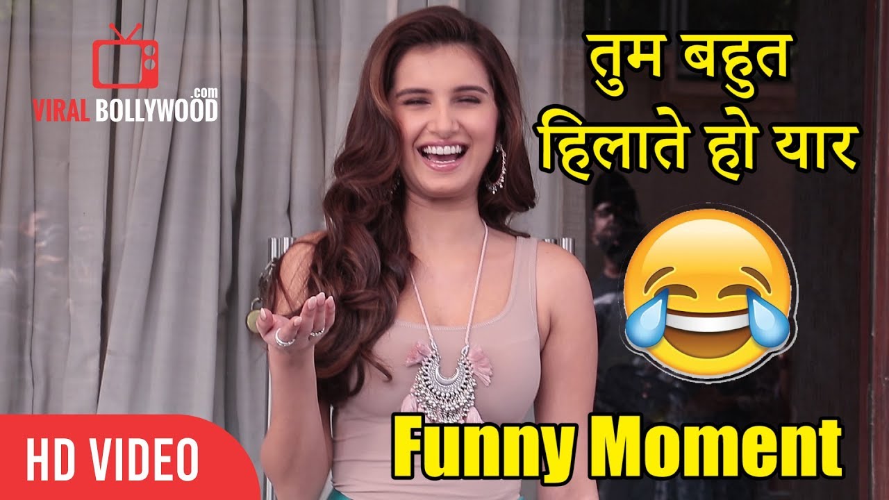 Tara Sutaria Laugh on Double Mean... Dialogues by Media Person | Marjaavaan Movie Promotion