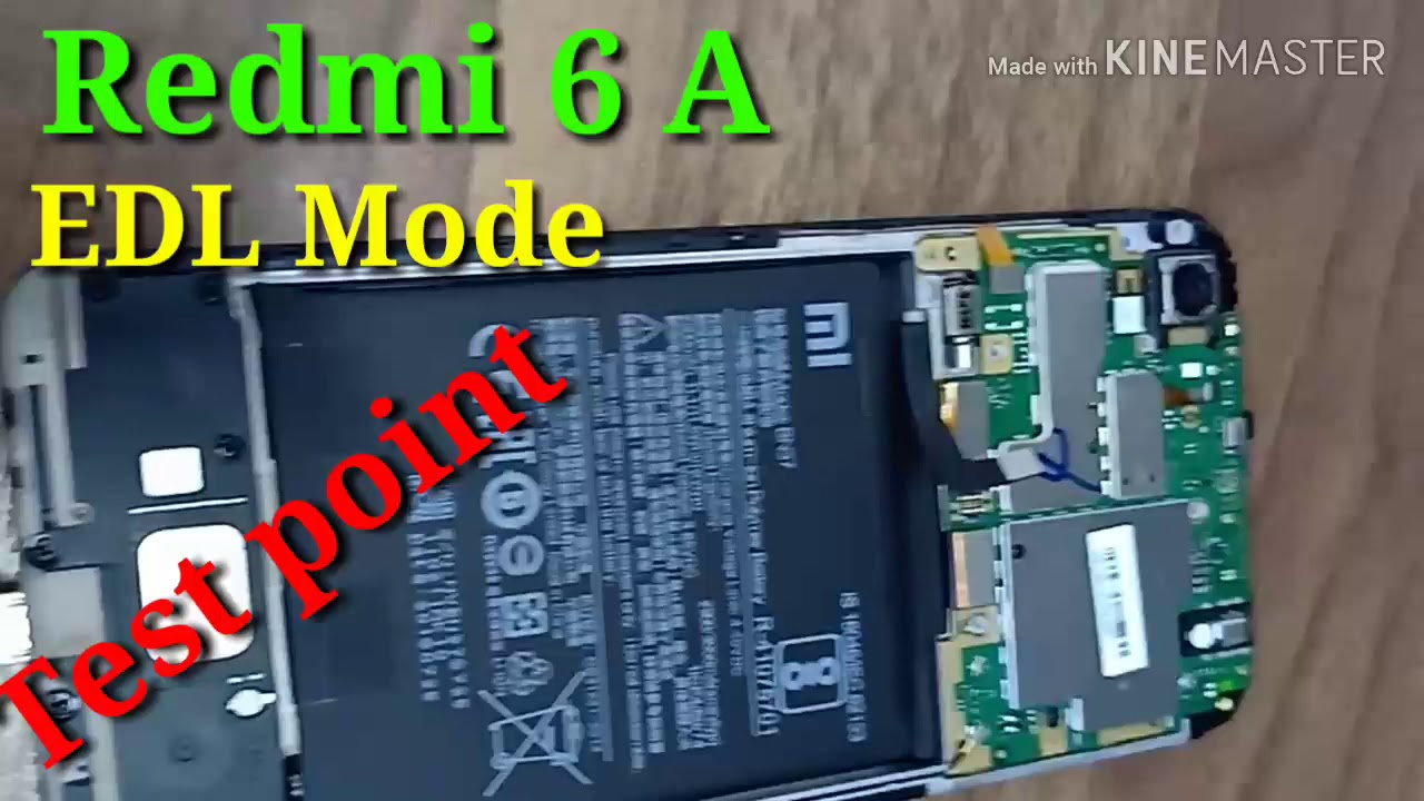 How to Enter EDL Mode Redmi 6A Without Unlock  bootloader
