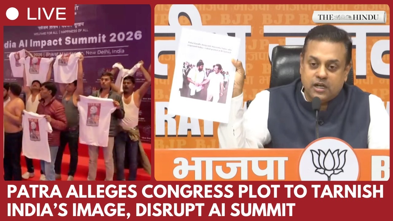 Sambit Patra alleges Rahul Gandhi–linked plot to disrupt AI summit, calls bid to malign India