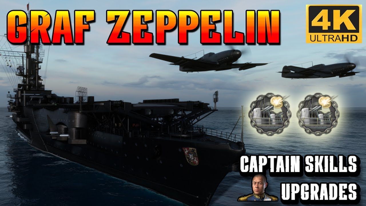 Graf Zeppelin: Double secondary kills - World of Warships
