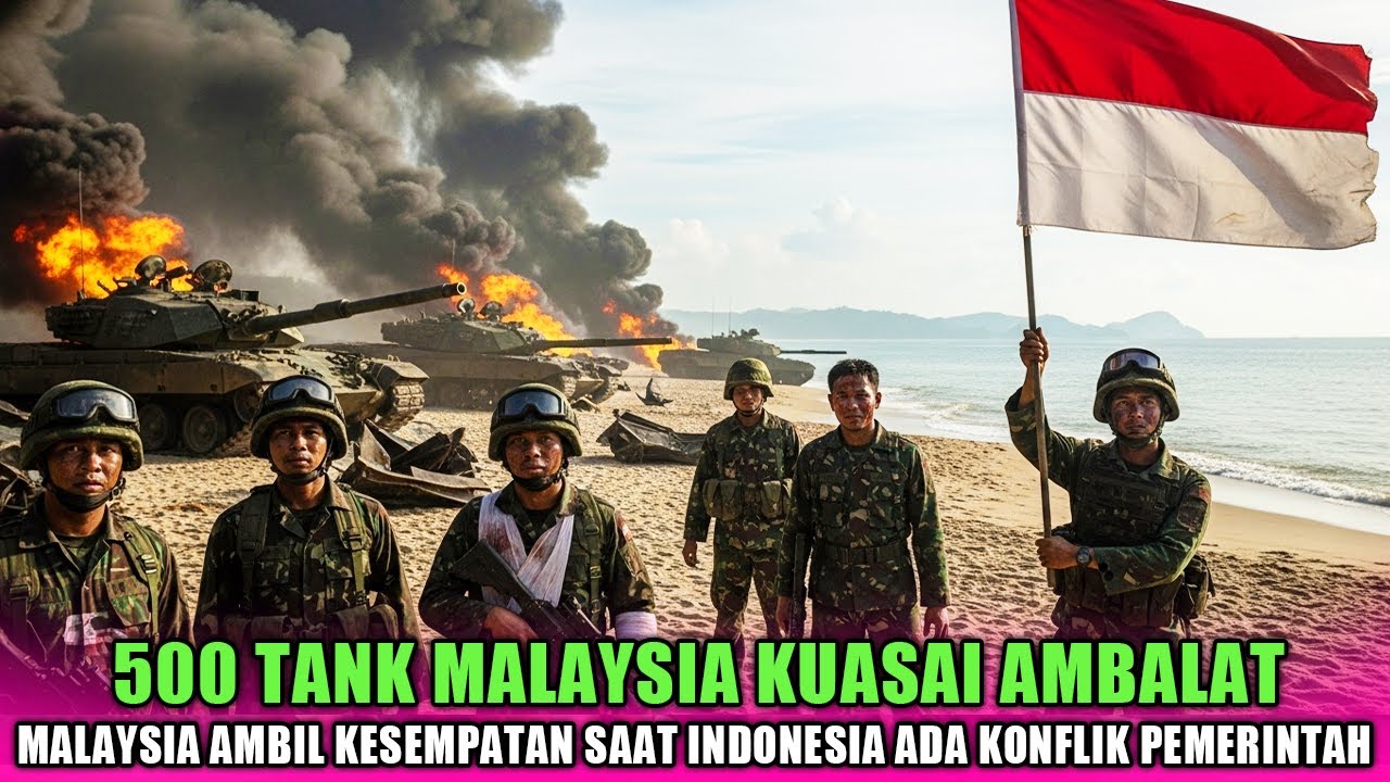 NEKAD‼️500 TANK MALAYSIA KUASAI AMBALAT, MALAYSIA AMBIL KESEMPATAN SAAT INDONESIA ADA KONFLIK