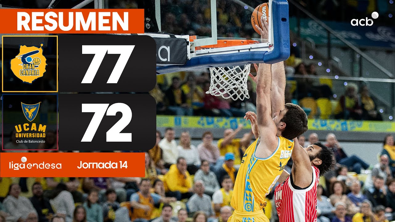 Dreamland Gran Canaria - UCAM Murcia (77-72) RESUMEN | Liga Endesa 2025-26