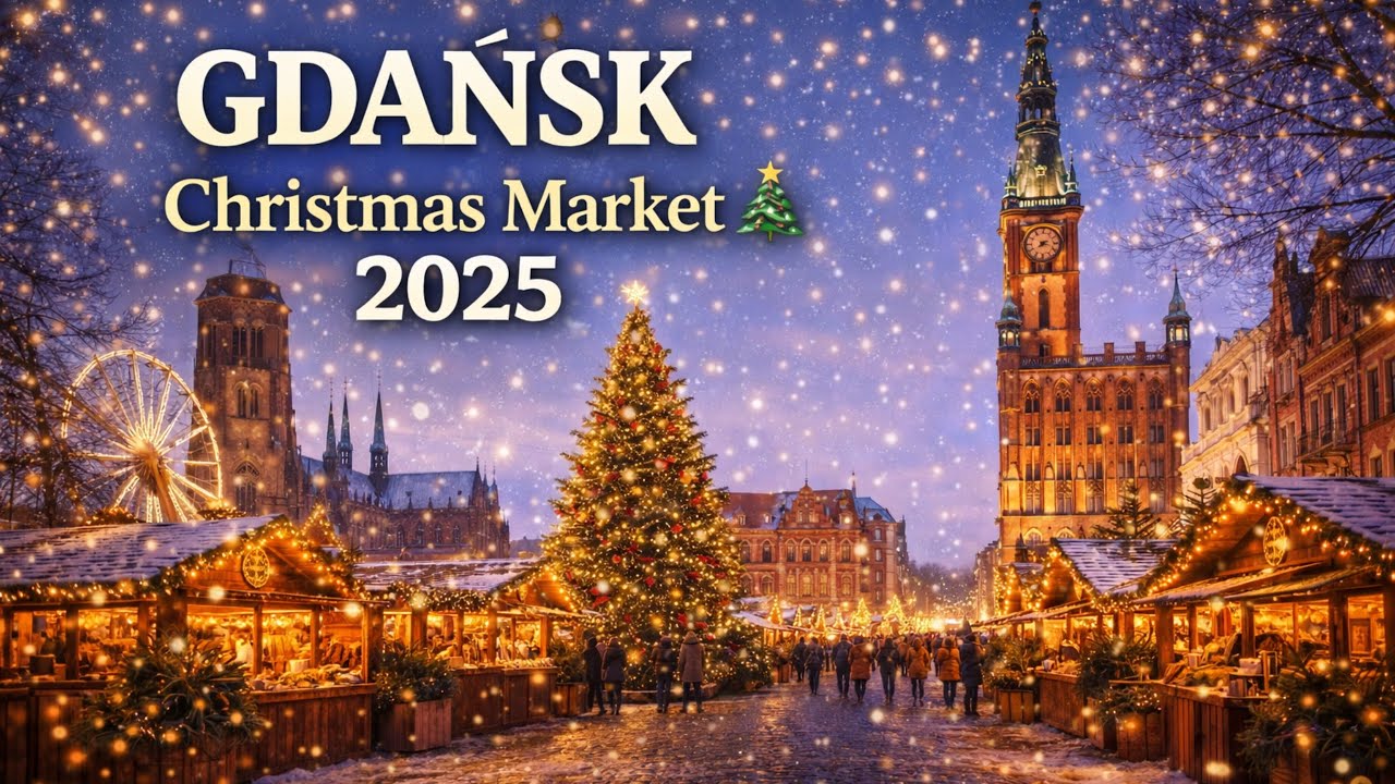 Gdańsk Christmas Market Walk 🇵🇱 | Gdańsk, Poland – December 2025