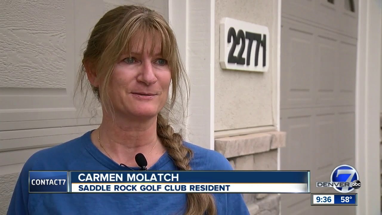Errant golf balls taking toll on homes in Saddle Rock Golf Club, golfers skipping out on damages