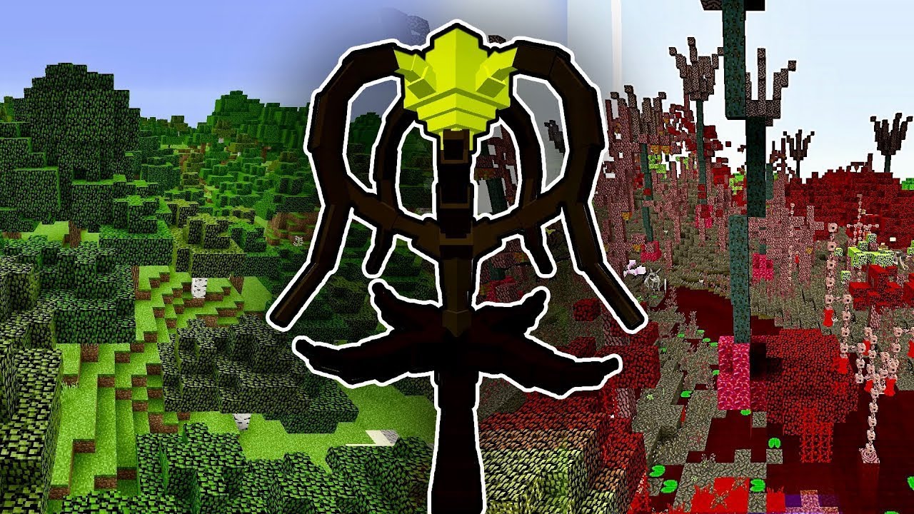 Как из ОДНОГО ДЕРЕВА я сделал БИОМ ПАРАЗИТОВ В МАЙНКРАФТ Scape And Run Parasites Minecraft