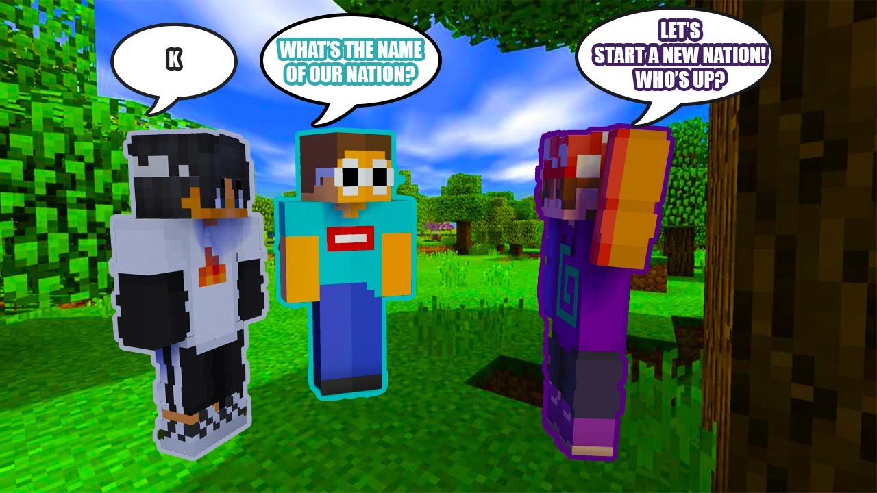 Karl, Sapnap, and George plan to start a new Nation...