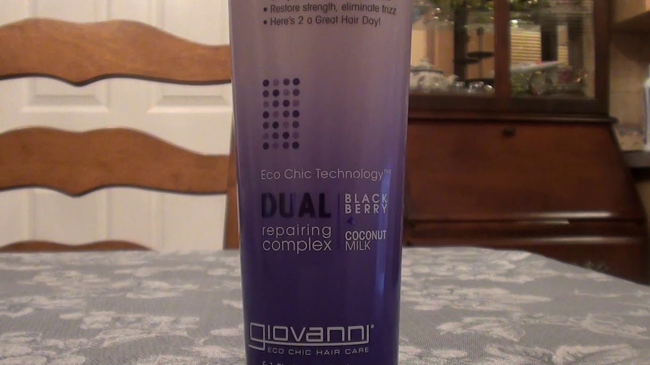 Giovanni 2Chic Ultra-Repair Intensive Hair Mask Blackberry & Coconut Milk REVIEW