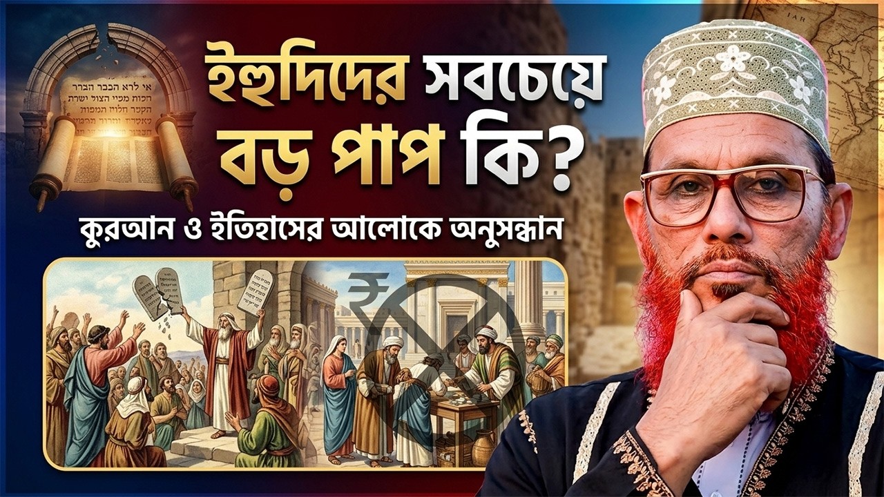 ইহুদিদের সবচেয়ে বড় মহাপাপ কি? | আল্লামা দেলোয়ার হোসেন সাঈদী | Allama Delwar Hossain Sayeedi