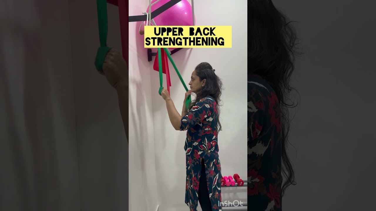 Upper back strengthening exercises useful in upper back pain or pain around the shoulder blades