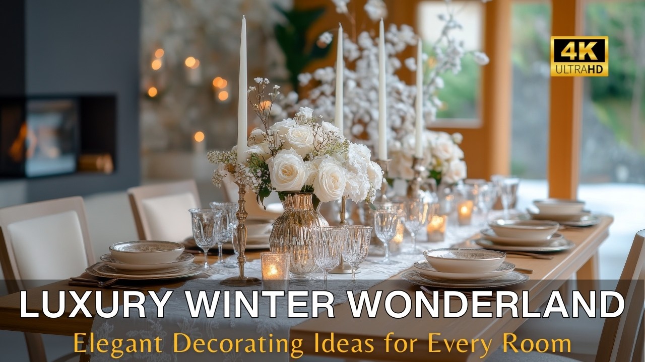 Luxury Winter Wonderland: Elegant Decorating Ideas for Every Room