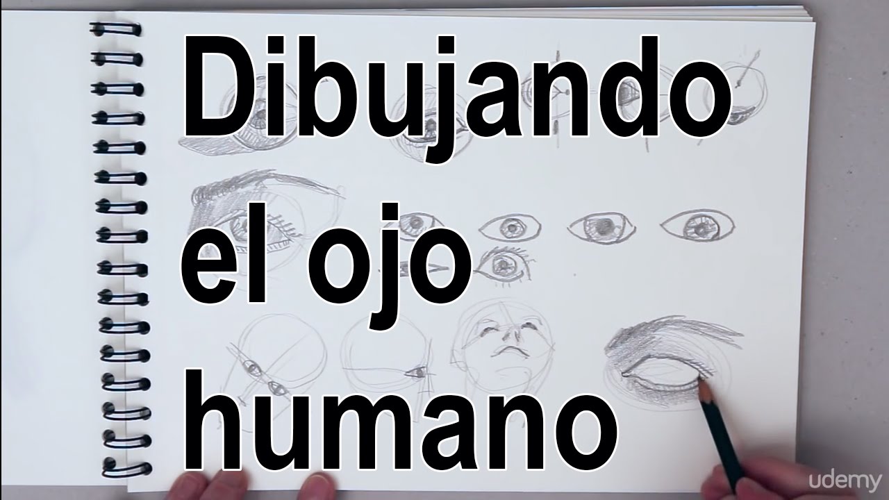 Aprende el dibujo del ojo humano. Tutorial y curso online completo sobre retrato.