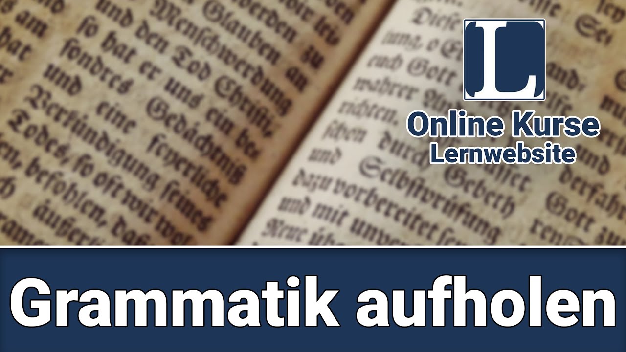 Grammatik aufholen in Latein!