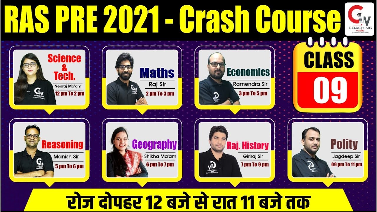 RAS PRE 2021 Preparation | Marathon Class For RAS PRE Exam | RAS PRE Crash Course | By Coaching Wale
