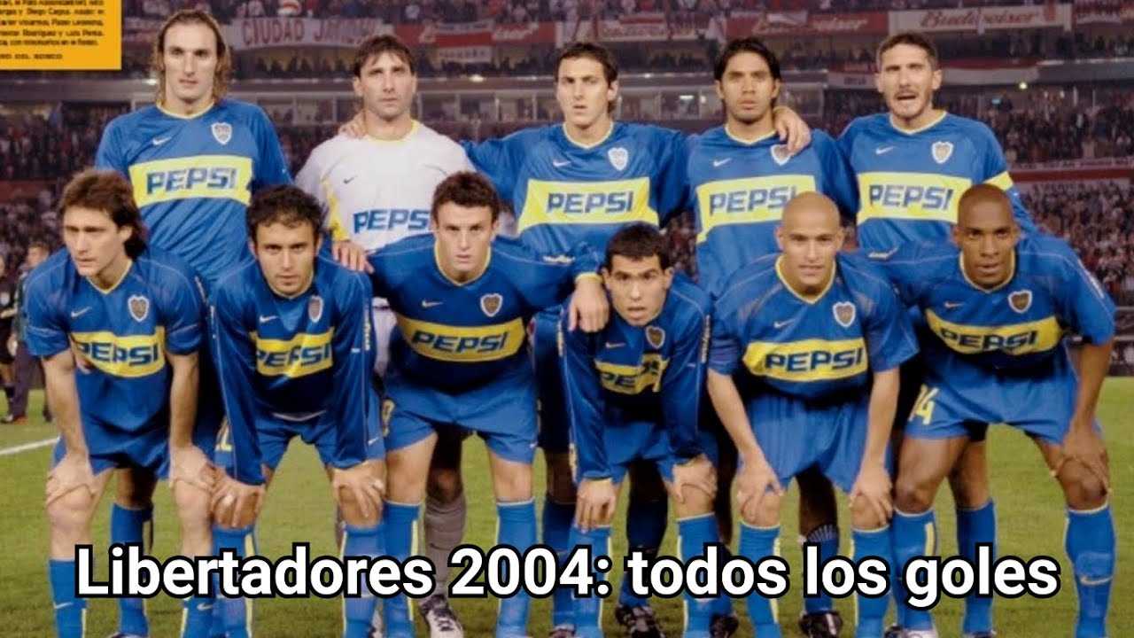 Todos los goles de Boca en la Copa Libertadores 2004