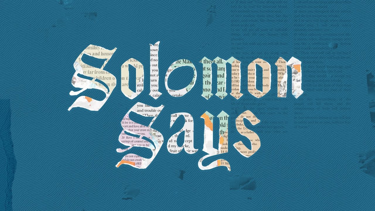 Solomon Says: Work & Laziness (Proverbs 6:6–11) 📖