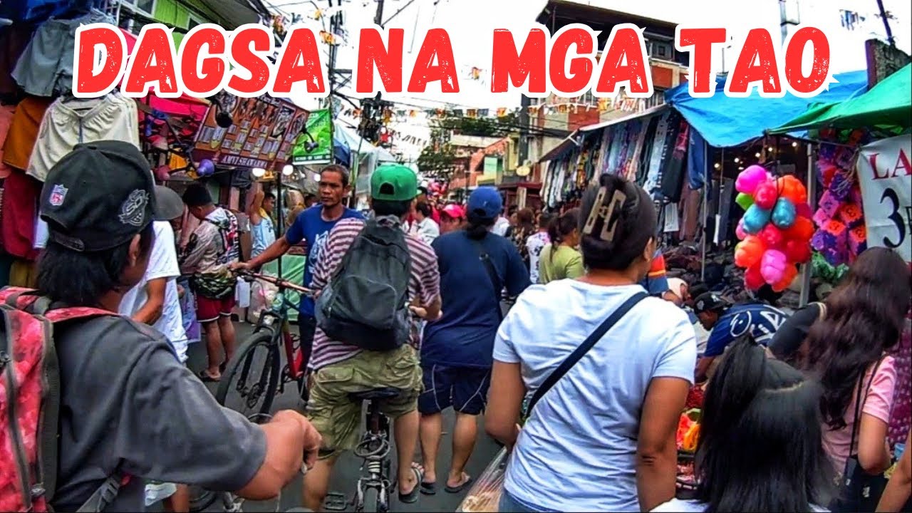 Wala na halos madaanan sa dami ng mga tao na pumunta sa bisperas ng piyesta sa Pateros