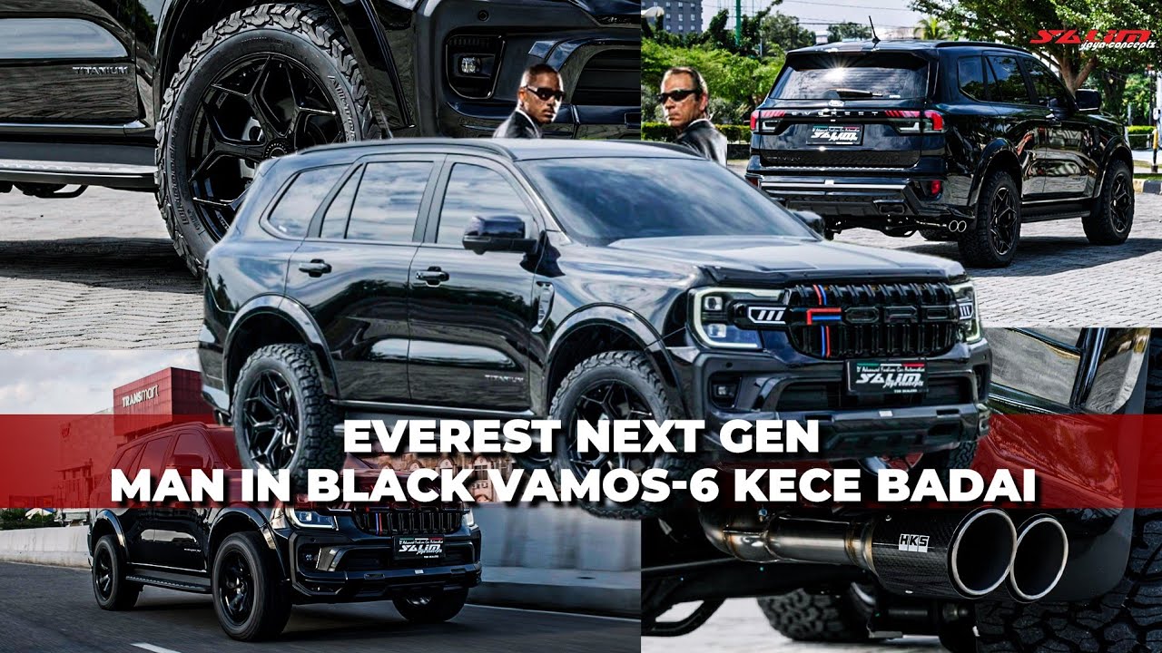 Modif Ford Everest Next-Gen..MAN In BLACK VAMOS-6.. BLACKKKOUT🔥‼️
