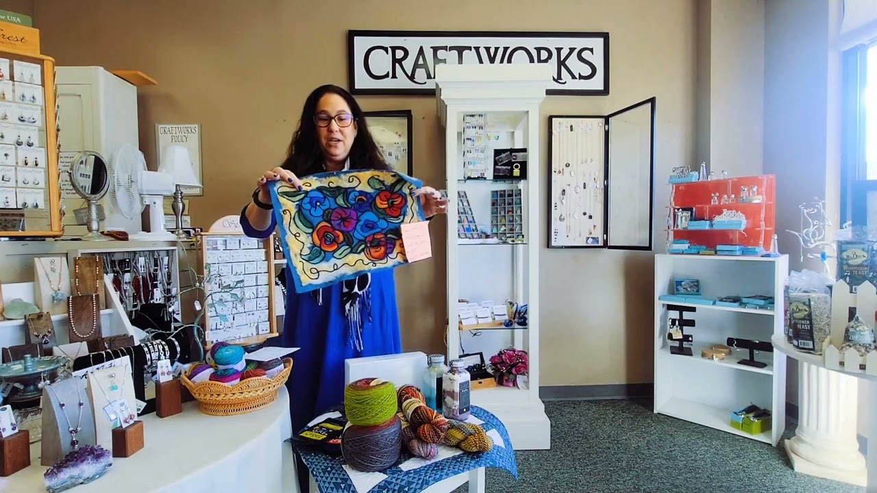 Stacey with Shop News @Craftworks, Northboro MA