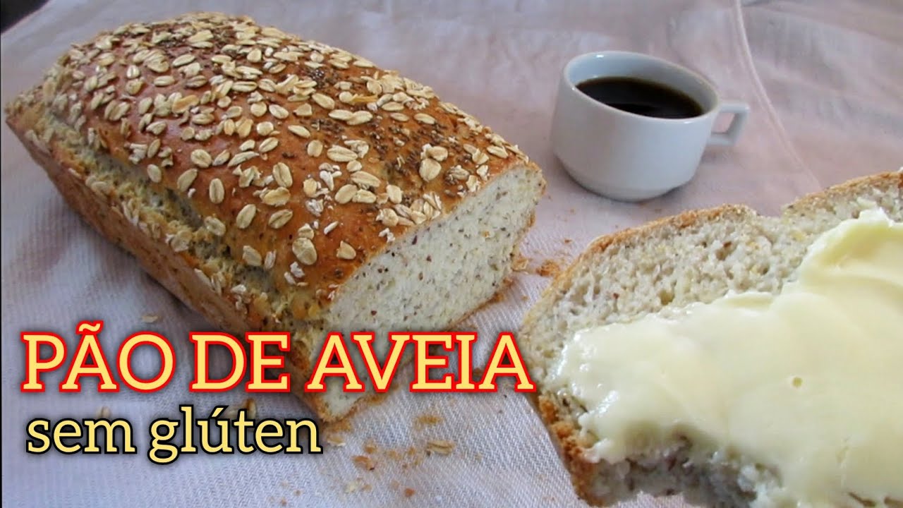 PÃO DE AVEIA SEM GLÚTEN | SEM LACTOSE | FUNCIONAL COM MUITAS FIBRAS