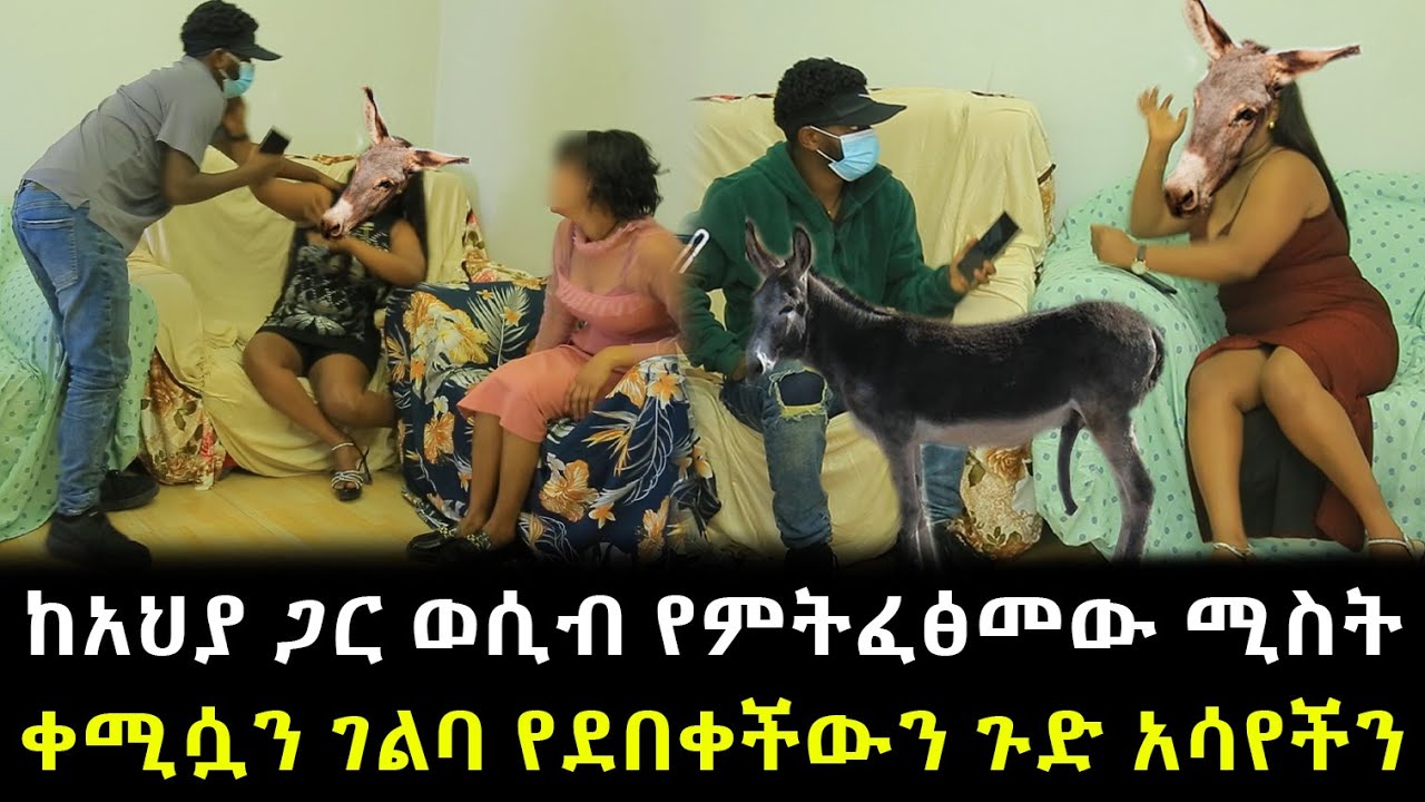 ቀሚሷን ገልባ የደበቀችውን ጉድ አሳየችን ። ከአህያ ጋር የምትተኛው ሚስት መጨረሻ !!